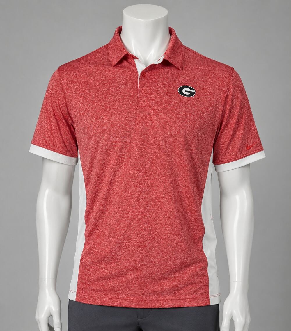 Nike Golf Dri-FIT Tour Performance UGA Georgia Bulldogs Polo Shirt Men's XXL Red
